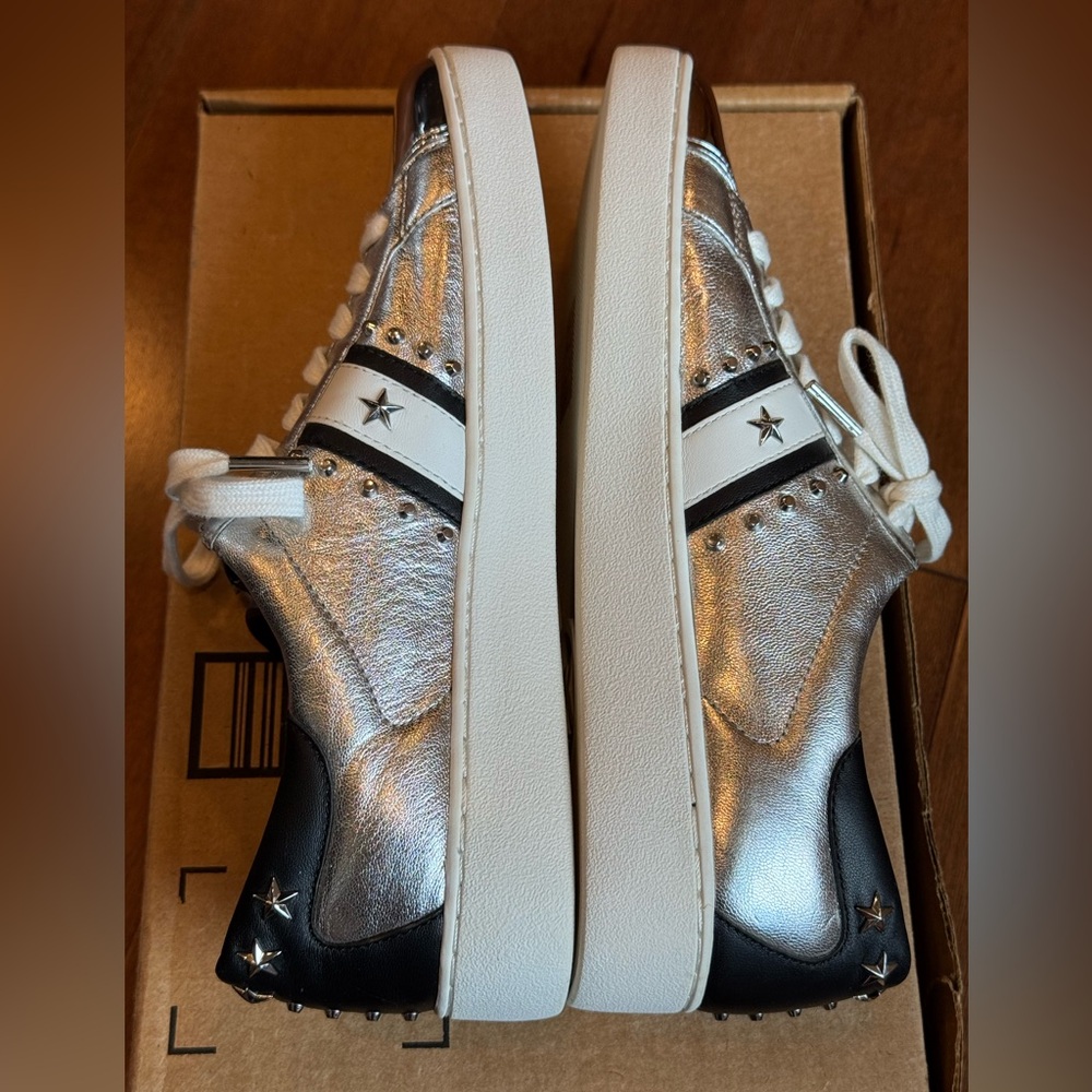 MICHAEL KORS Frankie Striped Women's Sneakers - Picture 8 of 12